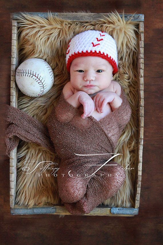 Baby baseball hat Newborn Photography Prop by AllBabyBoutique, $16.00 (Get made