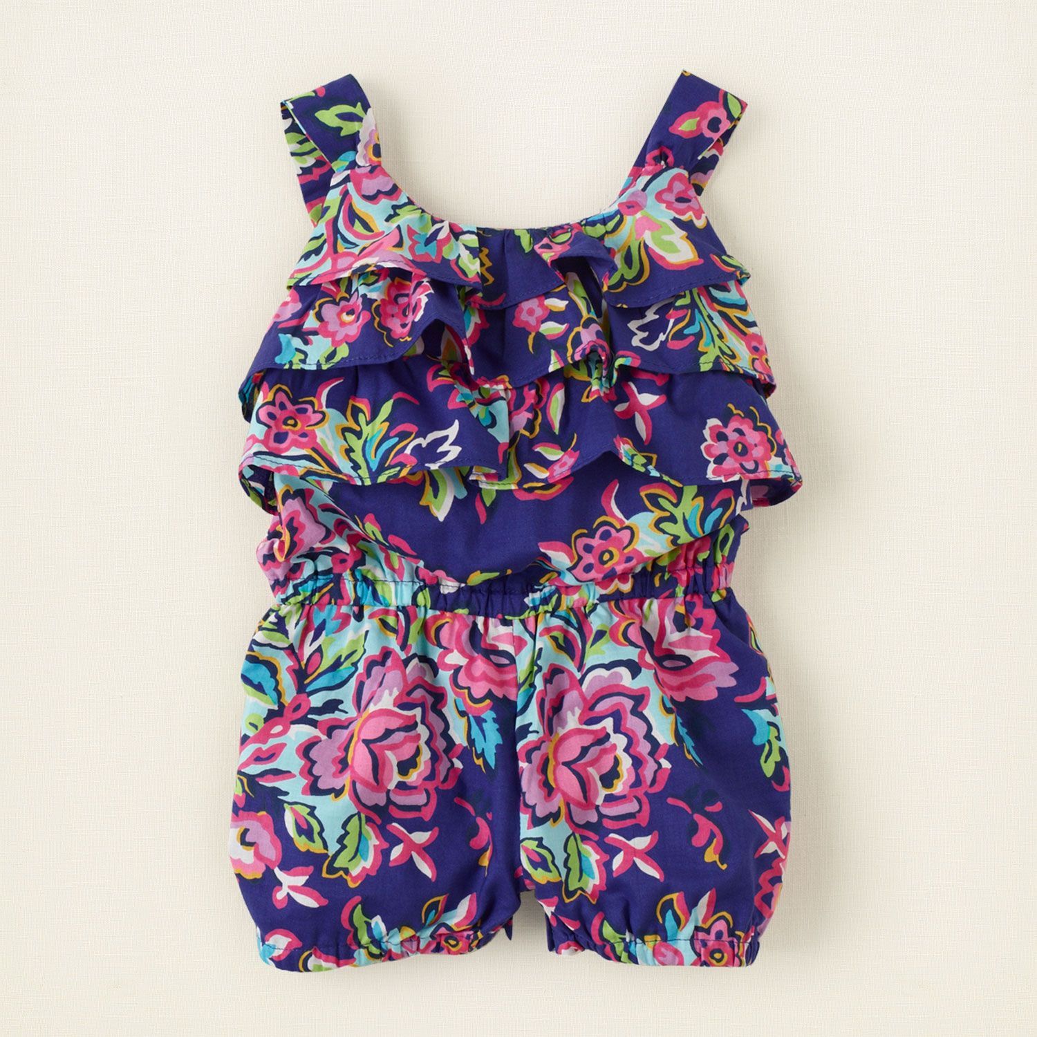 baby girl – outfits – ruffle stuff – floral ruffle romper | Childrens Clothing |