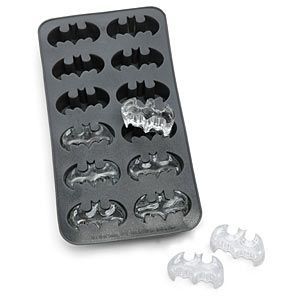 Batman Ice Cube Tray $9.99 We’d say that Bruce Wayne uses these ice cubes when h