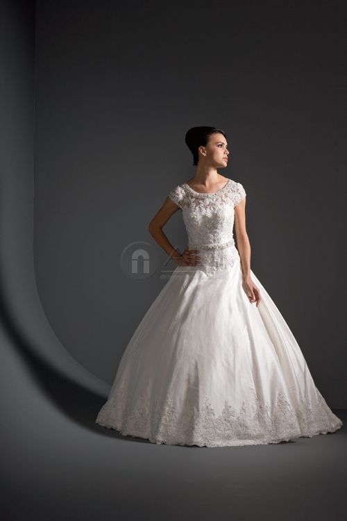 Beautiful modest wedding dress