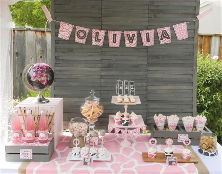 Bing : girl baby shower ideas the pink globe…seriously! ;)