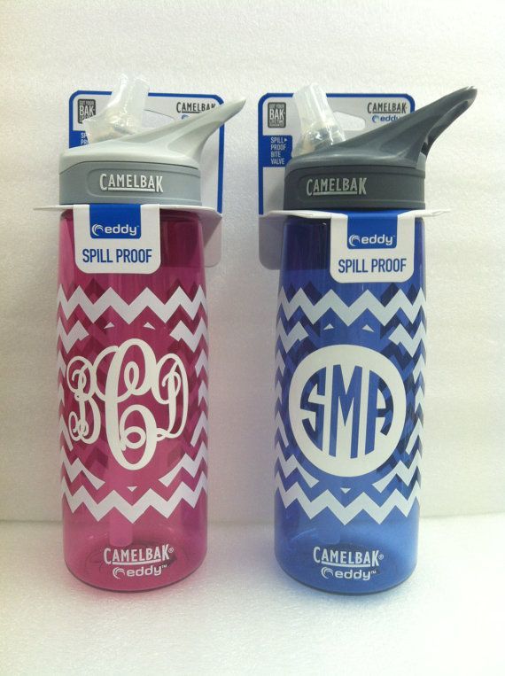 Camelbak monogrammed chevron water bottle – @Mary Powers Powers Powers Beth Wadf