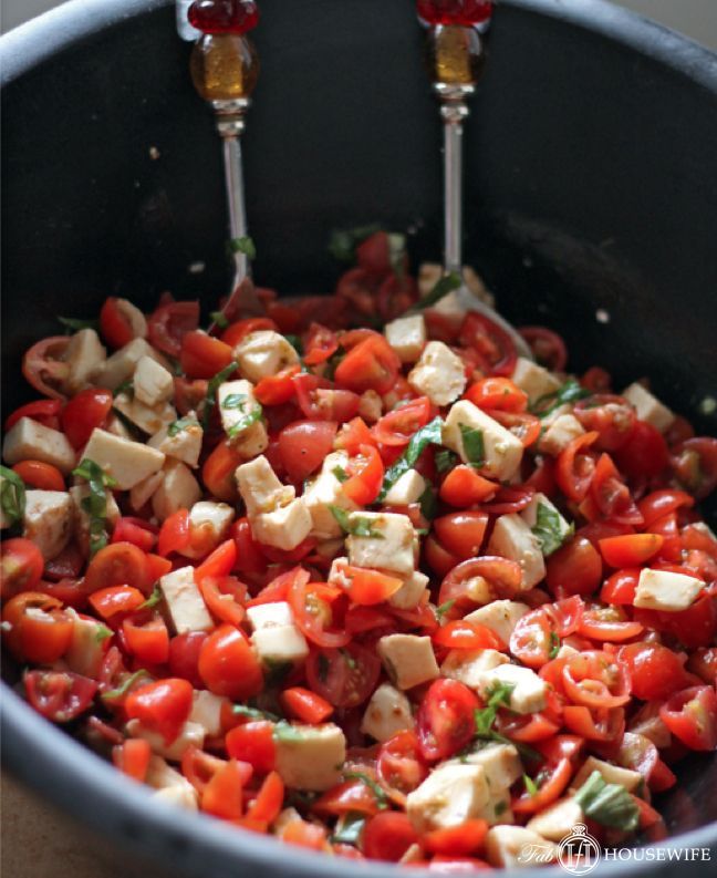 Chopped Caprese Salad | Fresh Summer Recipes | Fab Housewife