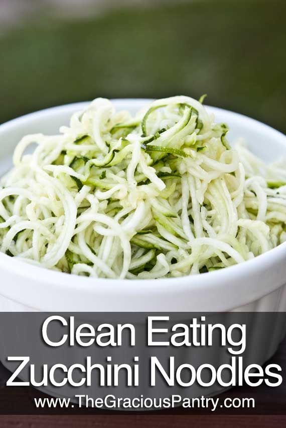 Clean Eating Zucchini Noodles – I have a Benriner slicer, and have used it to cr