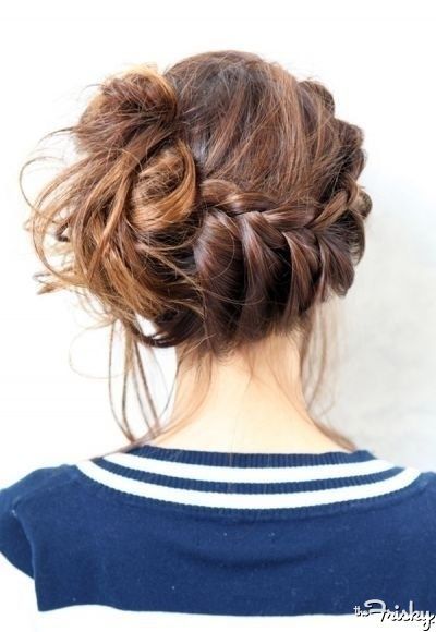 coolest of them all, bun with a braid
