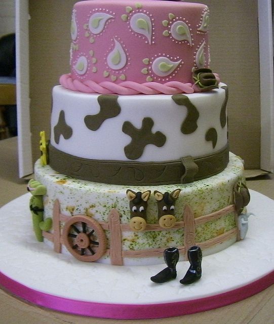 COWGIRL BDAY CAKE
