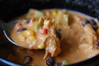 Creamy taco soup: less than 300 calories, 32g protein, & 11g fiber! And all in a