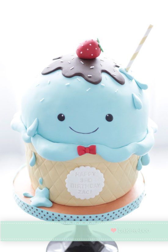 Cute Icecream Cupcake