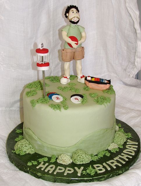 Disc Golf Cake by EB Cakes, via Flickr