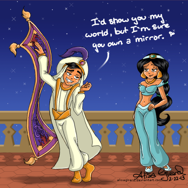 Disney: Aladdin pick up line by *alisagirard on deviantART