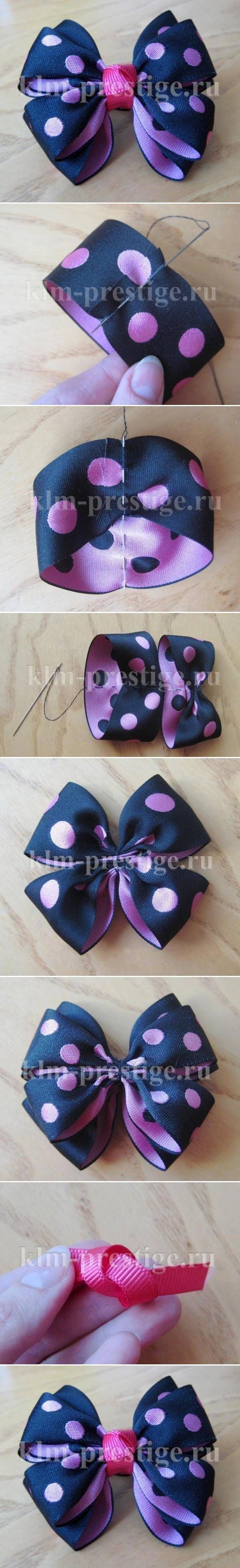 DIY Easy Double Bow….this is easy! Wont make this exact one but I can make a b