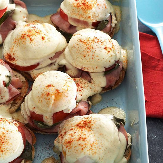 Easy eggs benedict-great idea for the morning after if you have guests staying o