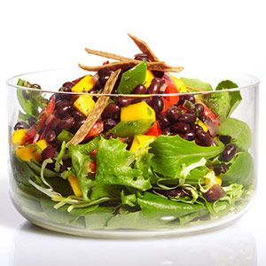 Fiesta Salad. High in protein and fiber. Low in calories. High in deliciousness.