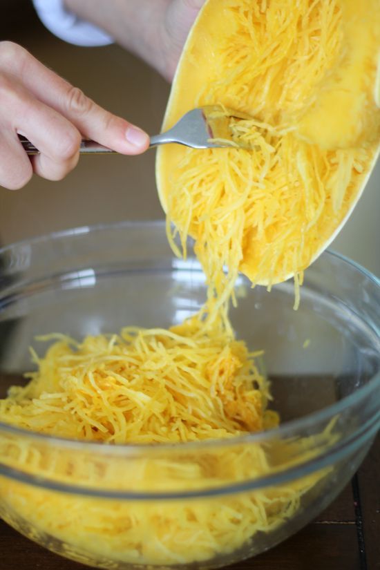How To Make Spaghetti Squash. It has only 40 calories & 8 carbs per cup vs tradi