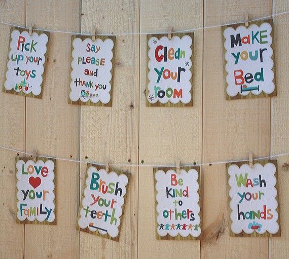 i need these on my wall above where my girls hang their back packs…little cons