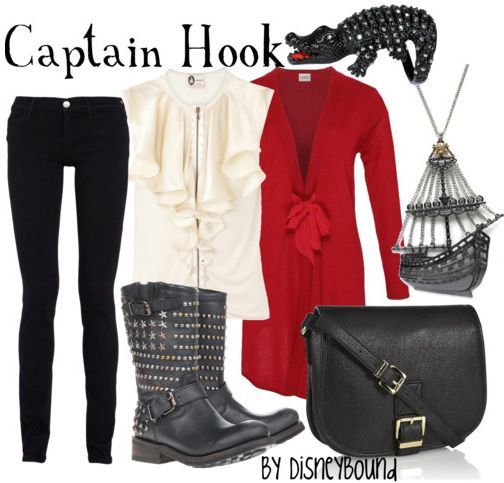 I    this Captain Hook from “Peter Pan” inspired Disneybound!! The boots and the