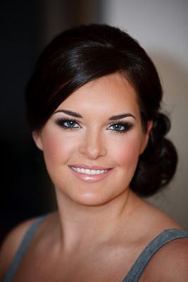 Ideal bridal look – love the make-up (smokey eye, rosey cheeks & a nude pink lip