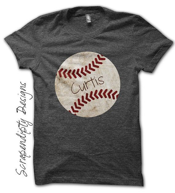 Iron on Baseball Shirt PDF – Sports Iron on Transfer / Customized Baseball Tshir