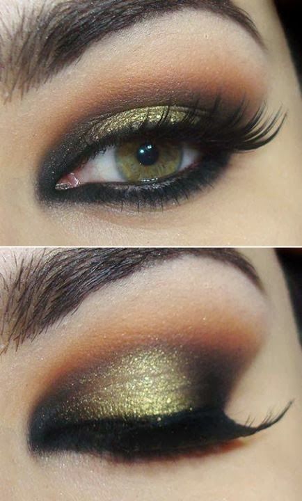Mix the color of your promdress into your smoky eye for an unforgettable look!