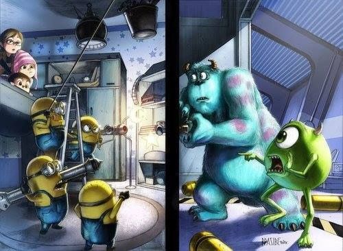monsters inc and Despicable Me