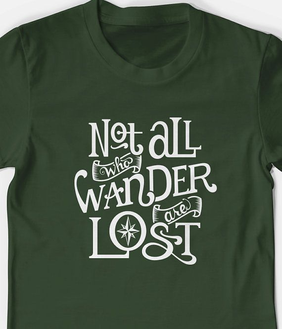Not All Who Wander tshirt unisex mens womens Tolkien Lord of the Rings – You Cho