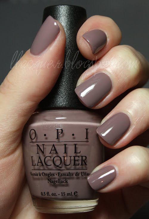 OPI-Affair in Times Square. This color is absolutely delicious! A dark neutral t