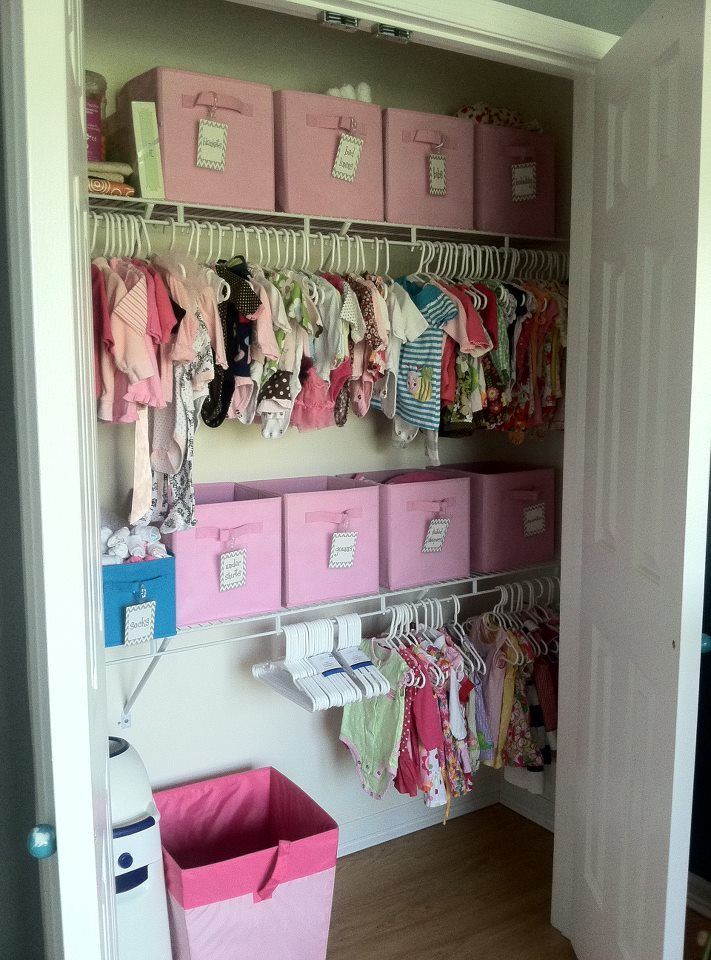 Perfect Baby Closet!  JAMIE: Ill be doing this for babys closet but I think for