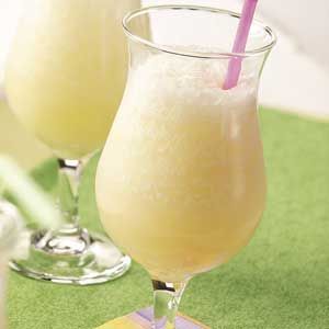 Pina Colada Slush (Non-Alcoholic)..This is great to make ahead, so its readily a
