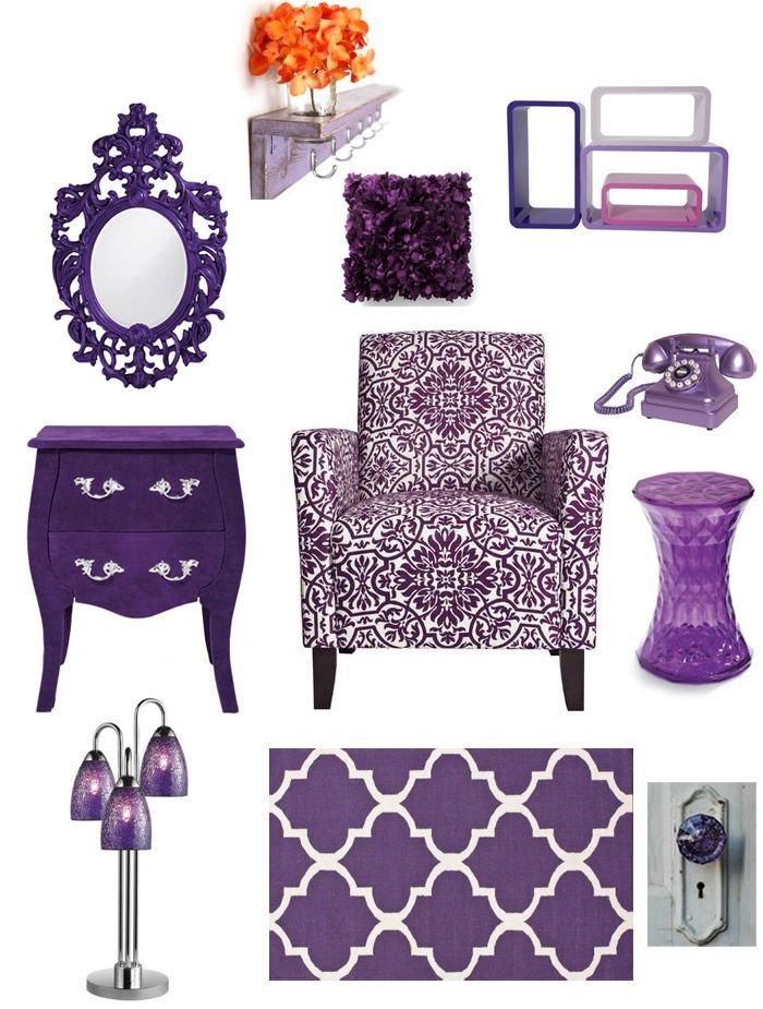 Purple Bedroom Inspiration