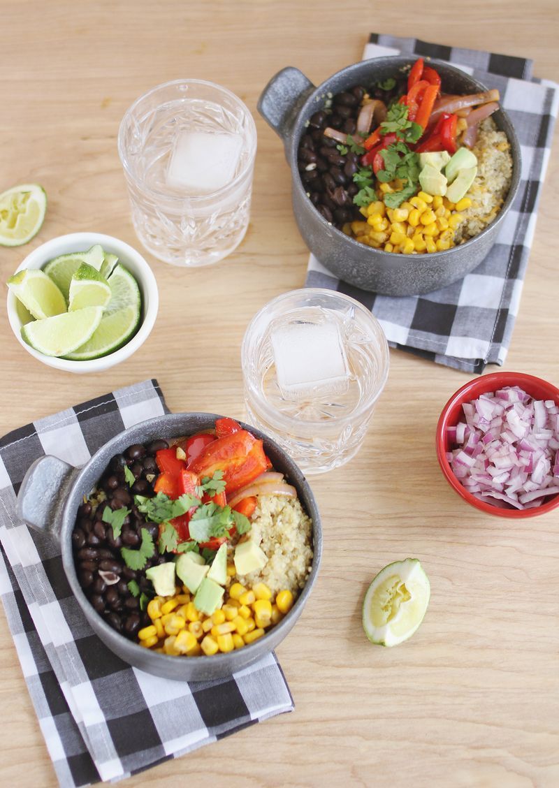 Quinoa Burrito Bowls – A BEAUTIFUL MESS