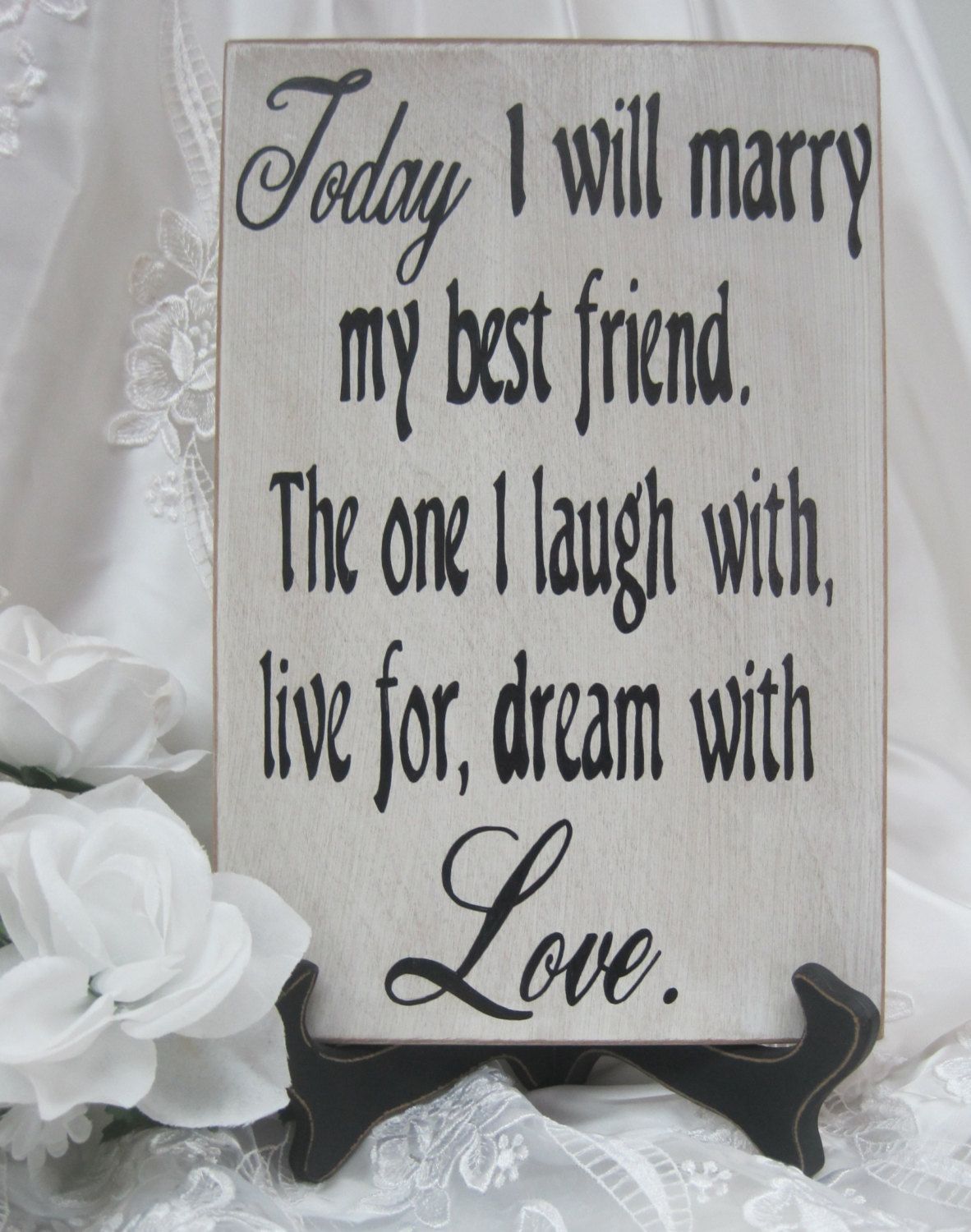 Rustic Wedding Sign Marry my Best Friend by dlightfuldesigns