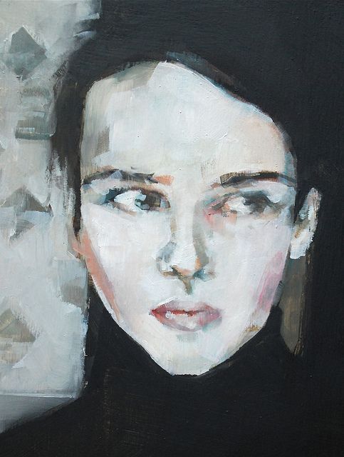 Ruth Shively is a brillant portrait painter  I love her use of high contrast, ho