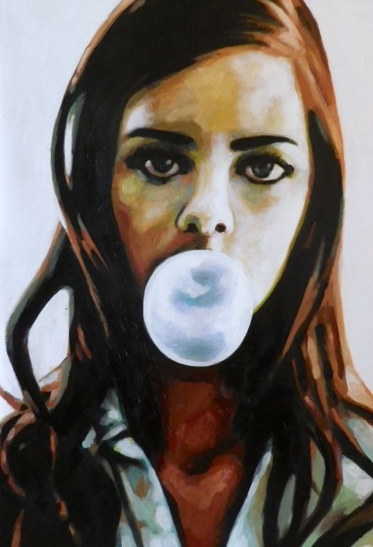Saatchi Online Artist: thomas saliot; Oil, 2013, Painting “bubble gal”