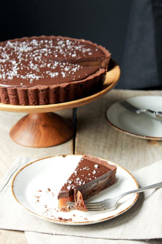 salted caramel chocolate tart – the marion house book