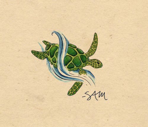sea turtle tattoo
