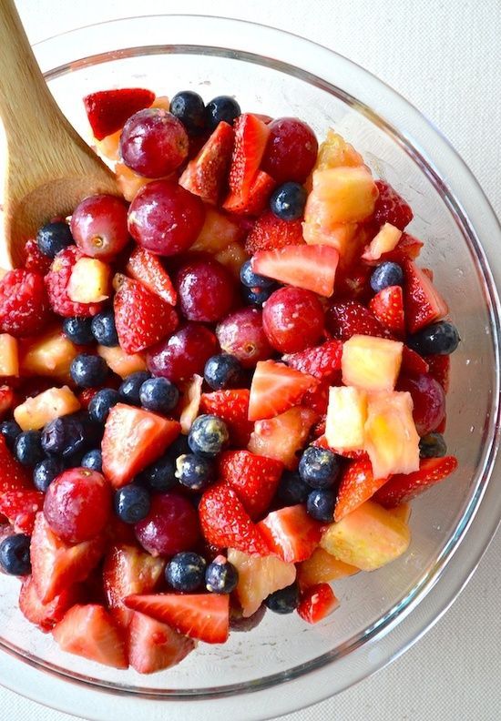 Secret Fruit Salad: The secret is dry vanilla pudding mix. It combines with all