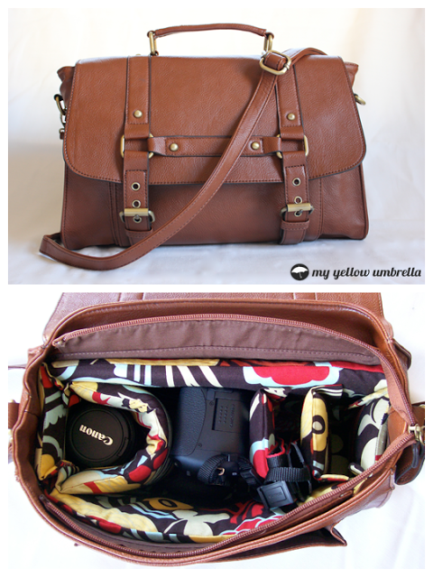so cool! I know just the bag to use. How To: Make a Custom Camera Bag | My Yello