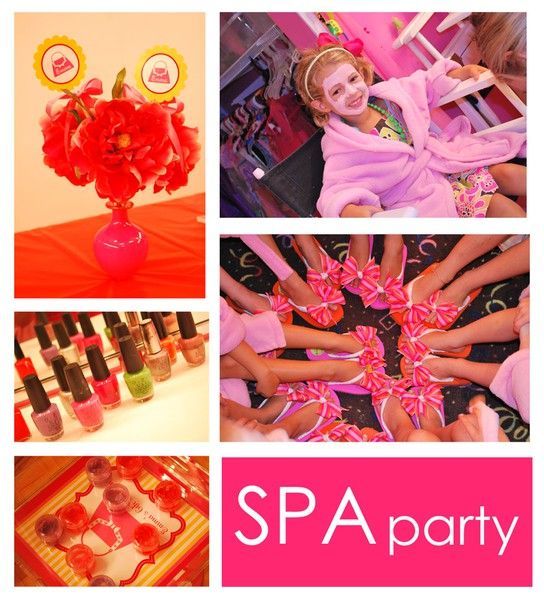 Spa parties for little girls