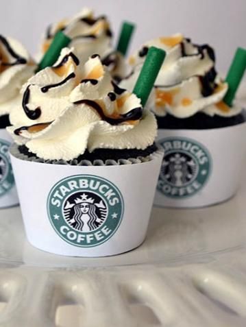 Starbucks Wedding Cupcakes???  Yes Please!!