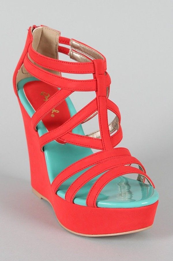 Summer wedges… love the color!