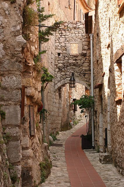 The beginning of the walk up to the restaurant,Eze, Cote dAzur, France