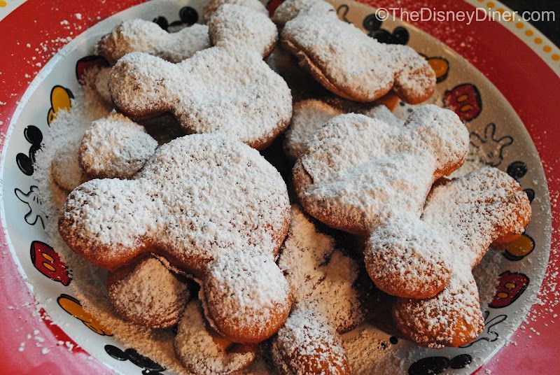 The Disney Diner: Disneylands Cafe Orleans: Mickey Beignets Recipe