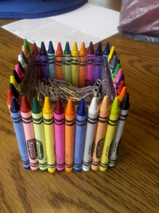 Thinking of having the kids make this or something like this for their art teach