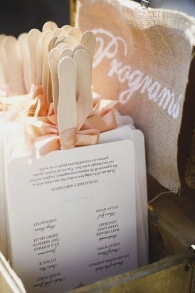 This is a cool idea since its going to be a summer wedding! @Meh Heh