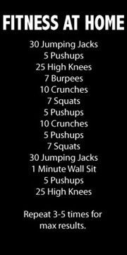 This is a good work out. I did it 3x with different and various exercises, for i