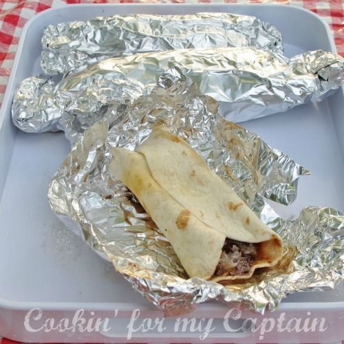 Tin Foil Dinners for the camp. Site has lots of great ideas…including: foil wr