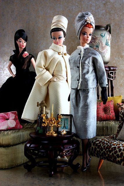 Vintage Barbies. OMG! This is fashion paradise to little girls and big girls as