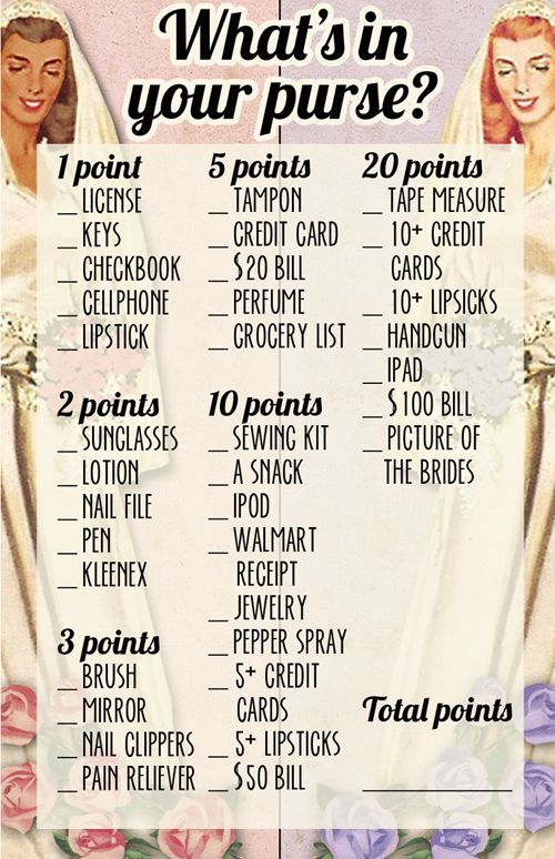 Wedding Shower Game. You could adapt this idea to your direct business show and