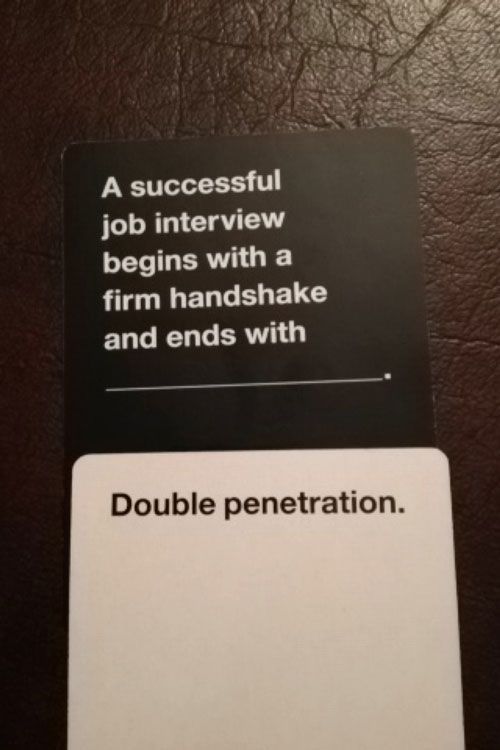 Yay for Cards Against Humanity