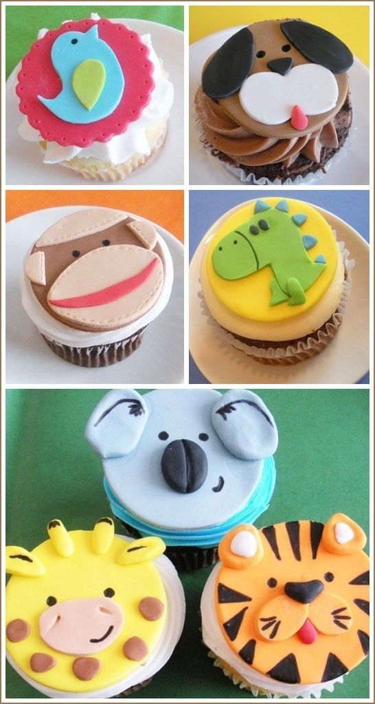 Zoo Animal Cupcakes- LOVE these!! |  FamilyFinds